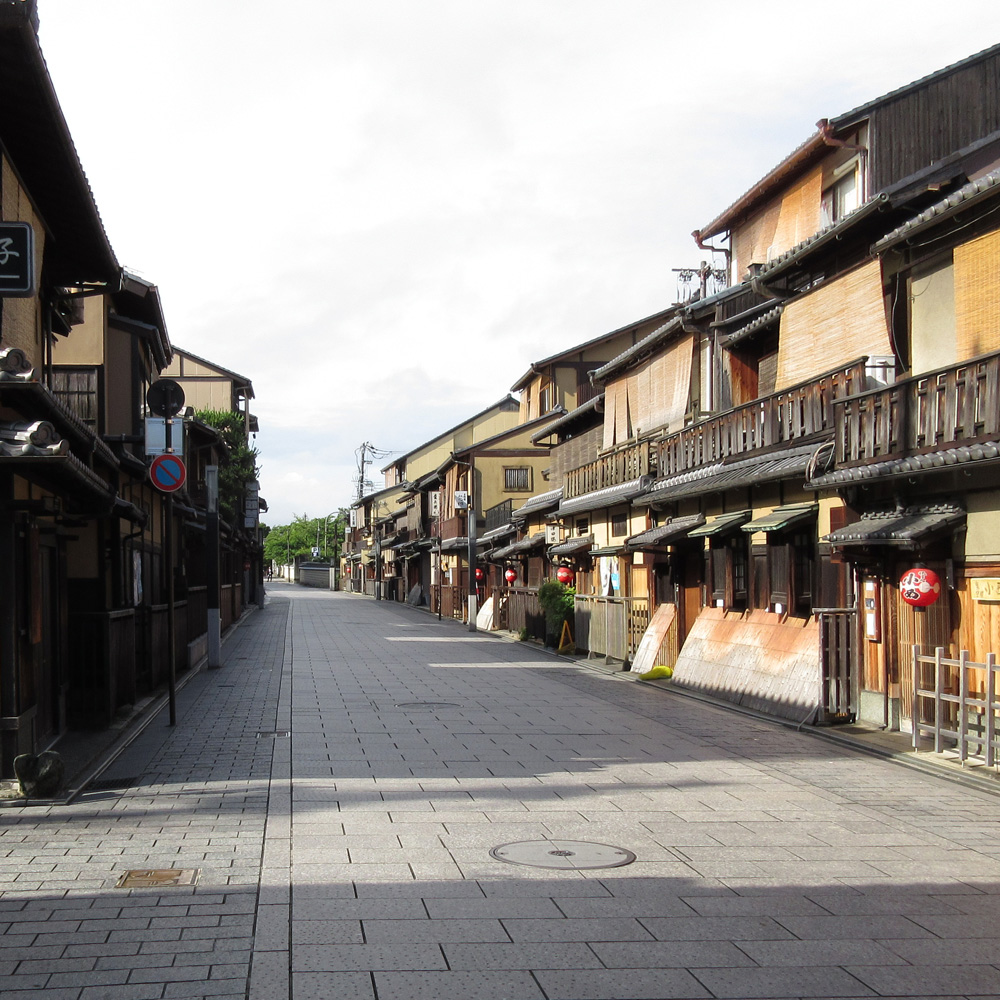 京都 東山 祇園の風景